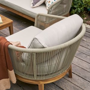 ชุดโซฟาไม้สักธรรมชาติสำหรับกลางแจ้ง เฟอร์นิเจอร์ลานบ้าน ชุดพักผ่อนในสวนหลังบ้าน ผู้จัดจำหน่ายไม้สักจากอินโดนีเซีย - Product Image 6