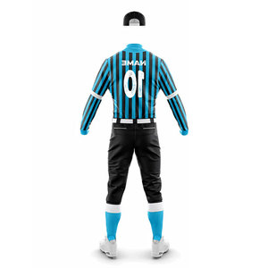 Uniforme de baseball sublimé pour hommes, design de doublure vierge, séchage rapide, tenue d'été légère, ensemble de softball à motifs pour équipes et clubs - Product Image 3