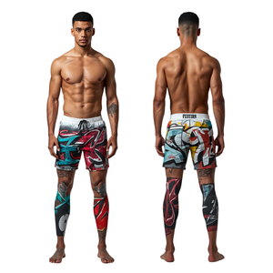 <b>Men</b> Graffiti Print Streetwear Waterproof Canvas <b>Long</b> Hard Shell <b>Jacket</b> - Product Image 3