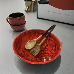 New Colored Enamel Print Design <b>Wooden</b> <b>Bowl</b> Best Quality <b>Wooden</b> <b>Salad</b> <b>Bowl</b> Resin Customized Design <b>Salad</b> <b>Bowl</b> Food Serving <b>Bowl</b> - Product Image 1