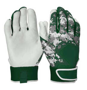 Vente flash - Nouveaux gants de frappe de baseball antidérapants de qualité professionnelle, design de logo personnalisé, cuir pleine fleur premium, ambidextres - Product Image 4