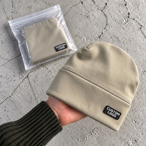 Gorro de algodón de marca privada con bordado de logotipo en tono a tono, estilo streetwear, para etiquetas de ropa de boutique. - Product Image 5