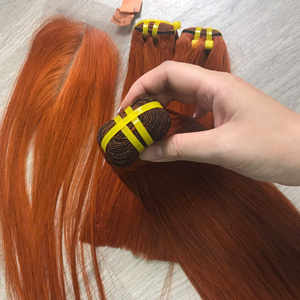 Venta al por mayor 100% Raw Virgin Vietnamita Cabello Humano Peluca Corta Hueso Recto Cajun Color Super Doble Extensiones de Cabello - Product Image 6