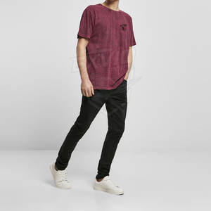 Camiseta de Manga Corta con Lavado Ácido, Estilo Nuevo, Personalizada, Precio Económico, Fabricante de Camisetas con Lavado Ácido - Product Image 5