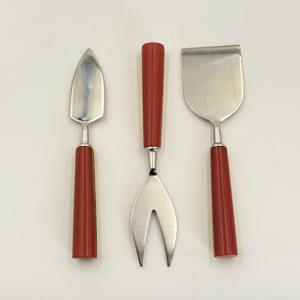 Elegante Juego de Cubiertos de Acero Inoxidable con Mango de Resina, 3 Piezas, para Cocina, Vajilla y Herramientas para Queso - Product Image 4