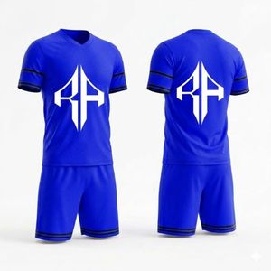 Maillot de football personnalisé pour homme, manches courtes, 100 % polyester, respirant, séchage rapide, qualité supérieure 2026, avec logo personnalisé, été, OEM - Product Image 1