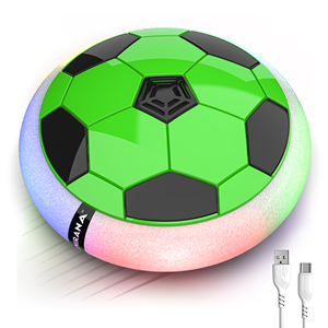 Balón de Fútbol Flotante con Luces LED y Parachoques de Espuma Suave para Juego Infantil en Interiores y Juego Familiar Disponible para la Venta - Product Image 1