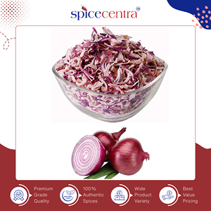 Bajo Precio de Mercado Spicecentra Calidad Superior 1kg Hecho en India 100% Puro Especias y Hierbas Secas de Primera Calidad Hojuelas de Cebolla para Cocinar - Product Image 3