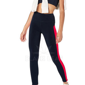 Leggings de sport et de yoga tricotés à taille élastique pour femmes, service OEM à faible MOQ, haute qualité, respirants, séchage rapide, à prix abordable - Product Image 3