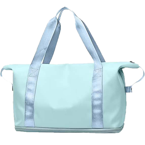 Bolsa de Gimnasio de Último Diseño y Estilo, Color Sólido, Ligera, Capacidad de 20-30L, Estilo Casual, Cierre de Cremallera, Asa Suave - Product Image 3