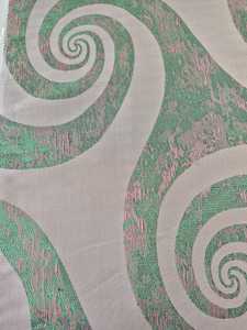 Turkish Ultra Soft Sheen Polyester Jacquard Fabric with <b>Metallic</b> Feature Fancy Brocade for Girls' Abaya Garments PK-1676 COL 4 - Product Image 3