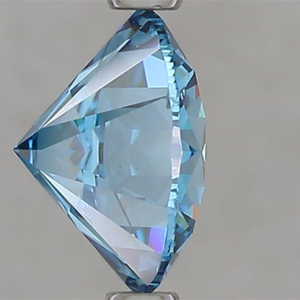 Diamant rond brillant de 5 carats, de couleur bleu vif fantaisie, cultivé en laboratoire, clarté VS, certifié IGI, diamant non monté pour la fabrication de bijoux - Product Image 3