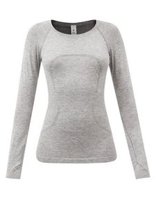 Women Seamless <b>Long</b> <b>Sleeve</b> T Shirt Breathable Quick Dry <b>Stretch</b> Yoga Gym Workout <b>Top</b> - Product Image 1