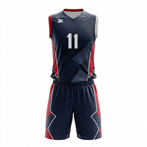 Team Volleyball Uniform Basketball Uniform Football Jersey Shorts Set Sleeveless Football Jersey Tops Basketball Uniforms - Product Image 6