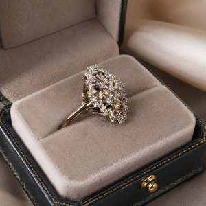 Exquisite Brilliant Cut <b>Diamond</b> <b>Ring</b> | 14K Rose Gold Statement <b>Ring</b> for Women | Luxury Engagement Anniversary Fine Jewelry Gift - Product Image 3