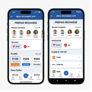 Royalcraft Mobile Recharge App – Fast Recharge, Prepaid Postpaid, DTH, Data <b>Packs</b> & Bill Payment ios/android - Product Image 1