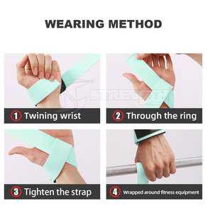 Correas de levantamiento de pesas deportivas, correas de soporte fuertes para entrenamiento en el gimnasio y sesiones de ejercicio, correas profesionales para levantamiento de pesas en el gimnasio - Product Image 3