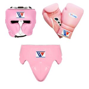 Guantes de Boxeo Profesionales Winning, Set de Equipo Negro 10oz, 12oz, 14oz, 16oz, Personalizables con Cordones y Velcro, Cuero Genuino - Product Image 5