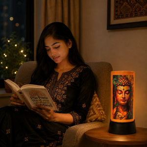 Buddha LED <b>Table</b> <b>Lamp</b> Spiritual Night Light Warm Glow Meditation Decor Decorative Bedside <b>Lantern</b> Living Room Home Office Gift - Product Image 2