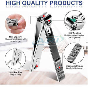 Kit de Pedicura para el Hogar, Juego de Herramientas para el Cuidado de las Uñas, Cortaúñas, Limas, Pulidores, Empujadores de Cutículas, Limas para Pies y Herramientas, Kit de Pedicura - Product Image 2