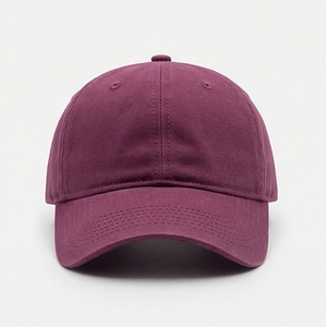   Gorra de Béisbol de 6 Paneles con Visera Ajustable, Unisex, Color Sólido, Sarga de Algodón, Estilo Casual - Product Image 1