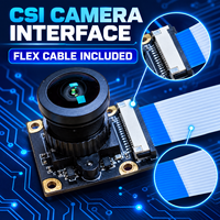 Modul Kamera 5MP HD OV5647 Lensa Sudut Lebar 65 120 130 160 200 222 Derajat FOV Sensor Visi CSI Papan Pengembangan