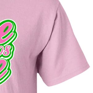 Camiseta de Algodón Casual para Mujer con Bordado Rosa, Manga Corta, Cuello Redondo y Emblema Colorido en el Pecho - Ropa Elegante al por Mayor - Product Image 3