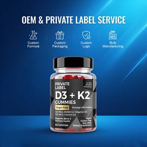 Gomitas de Vitamina D3 K2 OEM, Suplemento Dietético, Fabricante de Marca Privada, Suministro de Fábrica - Product Image 2