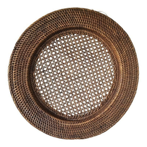 Multifunctional Natural Wicker Rattan <b>Charger</b> <b>Plate</b> High Quality Handwoven Dining Table <b>Plate</b> For Table Decoration & Accessories - Product Image 6