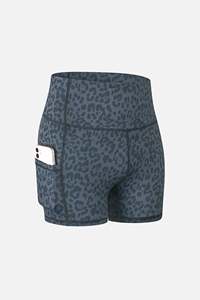 Shorts de Yoga de Cintura Alta Sin Costuras al por Mayor Personalizados para Mujer, con Efecto Tie-Dye y Realce de Glúteos, Ideales para Gimnasio y Entrenamiento Deportivo - Product Image 4