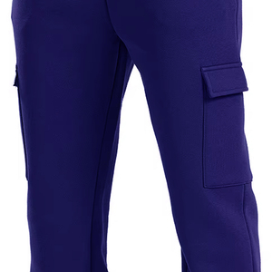 Pantalones Deportivos Casuales de Cintura Alta para Mujer, Diseño Personalizado, Elegantes para Uso Diario, con Bolsillos, en Tela de Felpa - Product Image 2