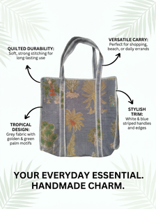Handmade Promotional Kantha Quilted Bags Cotton Tote Vintage Patchwork Messenger Bag Sustainable Boho Shoulder Handbags - Product Image 6