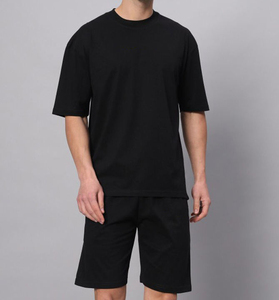 Conjunto de Camiseta y Pantalones Cortos Deportivos de Verano para Hombre, 2 Piezas, Ropa Deportiva, Personalizada con Marca, Manga Corta - Product Image 1