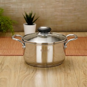 Olla de Cocina Antiadherente Premium, Olla para Sopa Duradera, Olla de Acero Inoxidable, Tapa Resistente al Calor, Fácil de Limpiar, Utensilios de Cocina - Product Image 1