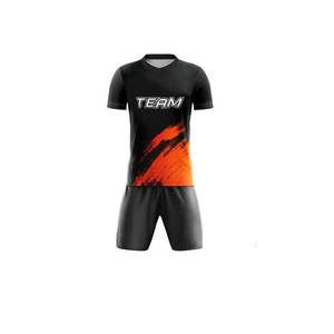 Maillot de football personnalisé imprimé – Prix de gros – Logo personnalisé – Maillot homme vierge en maille respirante à manches courtes – Pas cher - Product Image 5