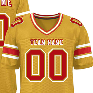 Maillots de football américain entièrement personnalisables avec broderie, dernier design, best-seller, service OEM - Product Image 3