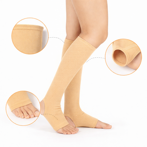 Calf <b>Compression</b> Sleeves Open Toe | Graduated Support <b>Socks</b> for Running Travel Recovery Leg Support <b>Compression</b> Sleeve Men <b>Women</b> - Product Image 1