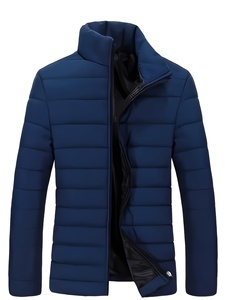 Custom Corduroy Men Puffer Jacket Thick Warm Winter Outerwear Streetwear <b>Bubble</b> <b>Coat</b> Factory Wholesale - Product Image 1