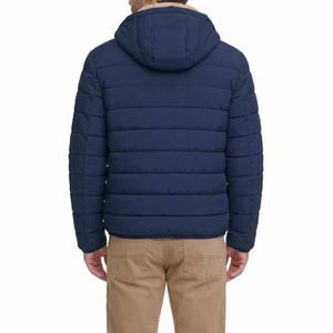 OEM Custom Logo Puffer Jacket Warm Quilted Construction Practical Everyday Apparel Garment Collection - Product Image 3