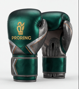 Guantes de Boxeo Acolchados de Triple Densidad para Entrenamiento Profesional, Sparring, Kickboxing, y Manoplas de Potencia para Saco Pesado - Product Image 1