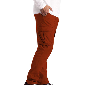 Men's Versatile Cargo Pants Durable <b>Multi</b> Pocket Utility Wear for Hiking <b>Camping</b> Work Travel and Modern Casual Fashion - Product Image 3