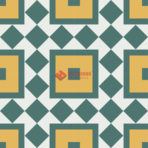 กระเบื้องซีเมนต์ขนาด 200x200 มม. ให้ความรู้สึกหรูหราและประณีตด้วยดีไซน์ที่ลงลายด้วยมืออย่างงดงาม - Product Image 2