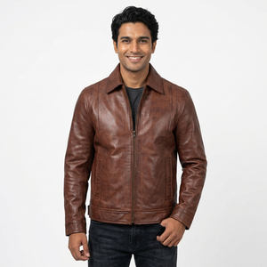 <b>Jacket</b> for <b>man</b> Latest Design Winter <b>Men</b> <b>Leather</b> <b>Jacket</b> Fashion Wear Full Sleeve <b>Leather</b> <b>Jackets</b> For <b>Men</b> - Product Image 6