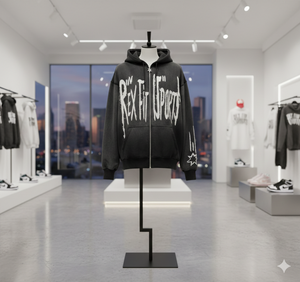 เสื้อฮู้ดดี้ปักลาย REXFIT SPORTS รุ่นสั่งทำพิเศษสำหรับผู้ชาย ทรงโอเวอร์ไซส์ สไตล์สตรีทแวร์ ปี 2026 พร้อมแพทช์ปักลาย สำหรับทุกเพศ - Product Image 1