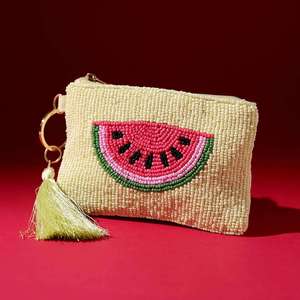 Bolso de mano de boda con cuentas bordadas a mano, cartera tipo sobre con bordado floral, bolso de noche nupcial, proveedor mayorista de moda artesanal - Product Image 6