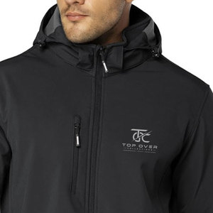 Chaqueta Cortavientos de Lona con Capucha para Hombre, Servicio OEM, Logotipo Frontal, Ecológica, Impermeable, Transpirable, Personalizable, Último Diseño - Product Image 3