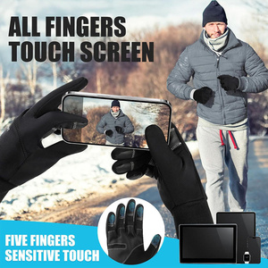 Guantes de Ciclismo para Invierno, con Pantalla Táctil, Impermeables, Antideslizantes, Cálidos, con Forro para Guantes de Carreras - Product Image 3