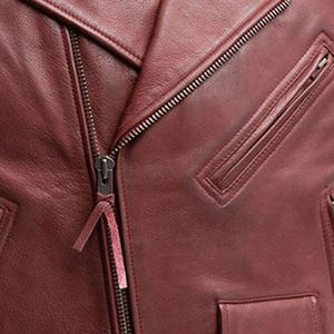 Veste en cuir véritable de qualité supérieure sans manches pour motards, aventures en plein air, veste en cuir tendance - Product Image 6