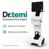 Kiosque de télémédecine robotisé Temi Medical pour la surveillance des patients, moniteur de glycémie pour les soins de santé et les soins aux personnes âgées, surveillance en temps réel 24h/24