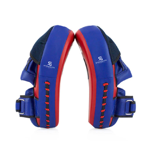 แผ่นซ้อมมวยหนังแท้ทนทาน แบบโค้ง สำหรับมวยไทยและศิลปะการต่อสู้ ปี 2026 - Product Image 3